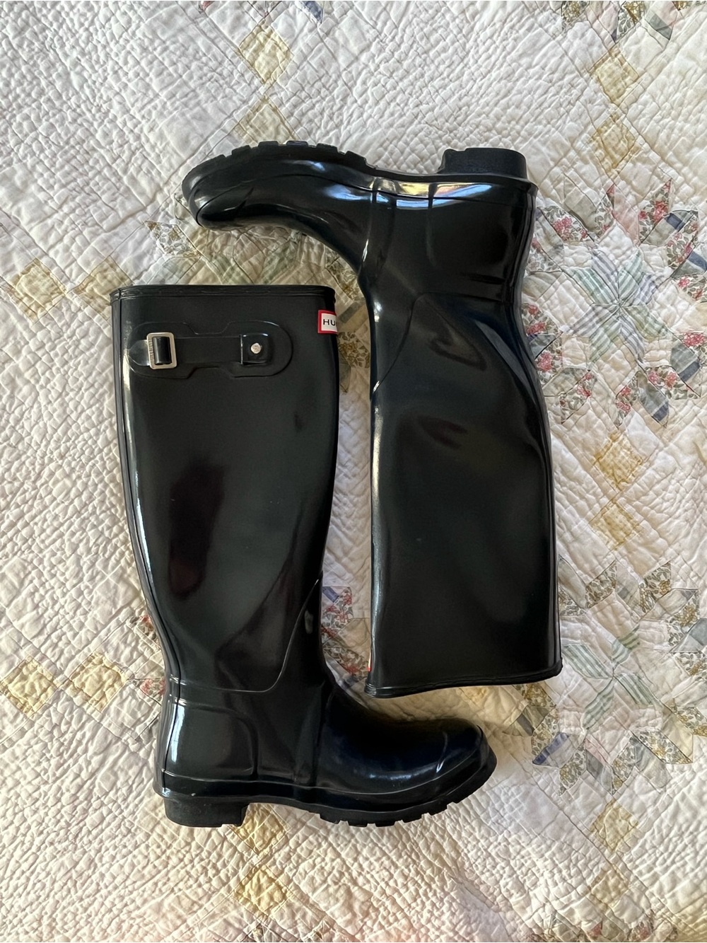 Hunter Gloss Tall Rain Boots